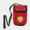 Karl Kani Herren Tasche Signature Smiley Small Pouch In Rot