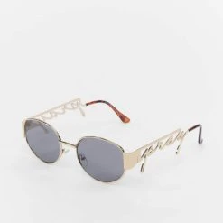 Mister Tee Sonnenbrille Metal Pray In Schwarz