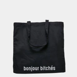 Mister Tee Tasche Bonjour Bitches Oversize In Schwarz