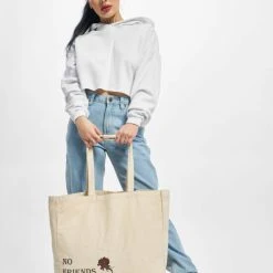 Mister Tee Tasche No Friends Oversize Canvas In Weiß