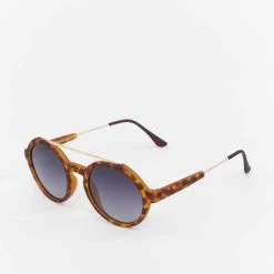 MSTRDS Sonnenbrille Retro Space Polarized Mirror In Braun